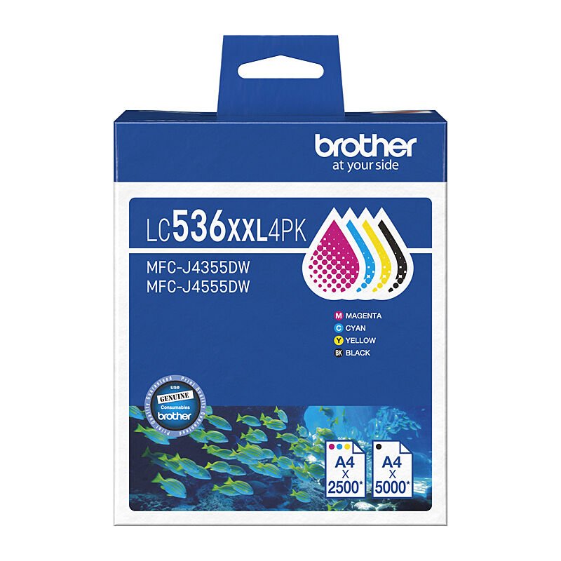 Brother LC-536XXL BCMY Pack - Cartridge West