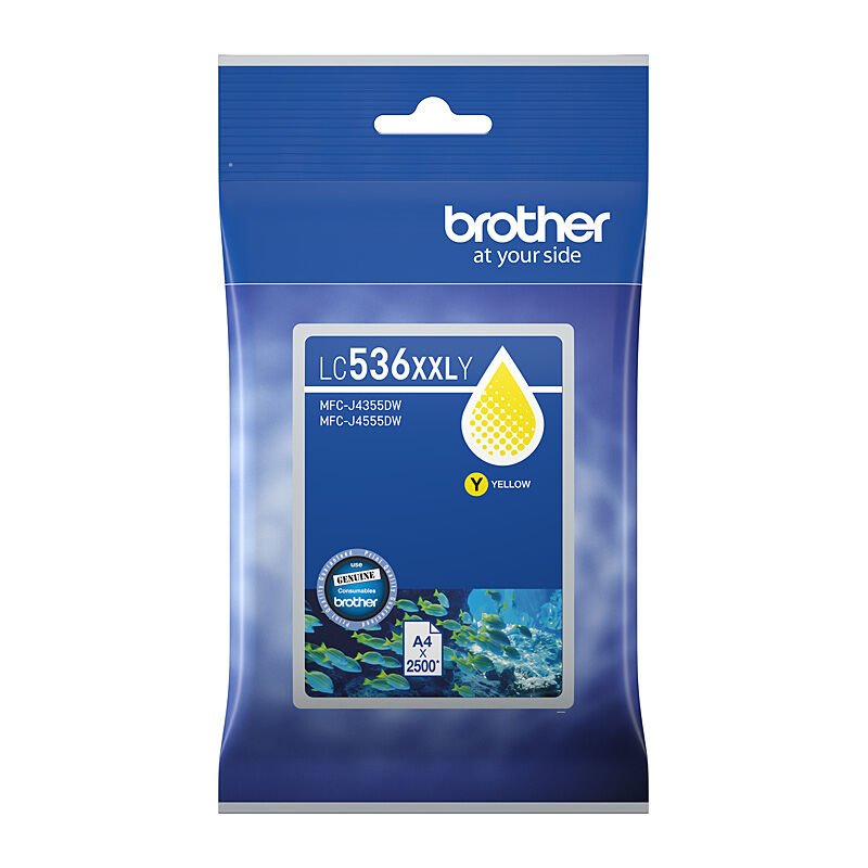 Brother LC-536XXLY Yellow Ink - Cartridge West
