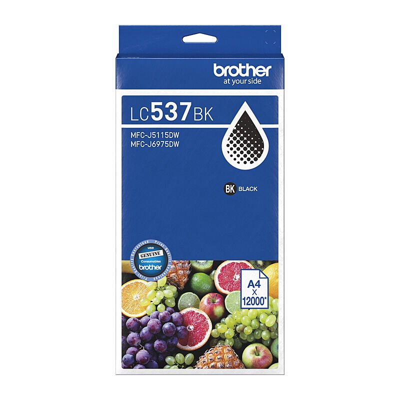 Brother LC-537 Blk Ink Cart - Cartridge West