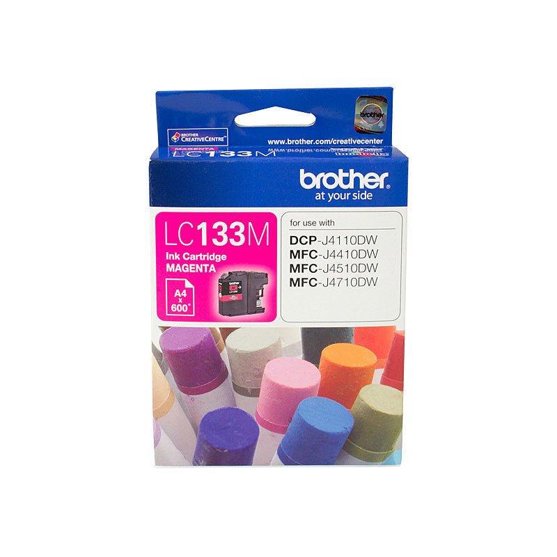 Brother LC133 Magenta Ink Cart - Cartridge West