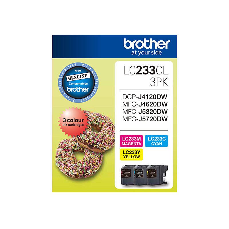 Brother LC233 CMY Colour Pack - Cartridge West