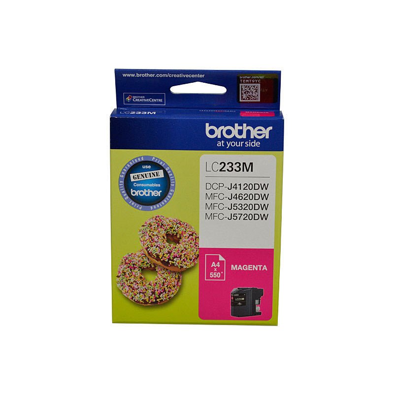 Brother LC233 Magenta Ink Cart - Cartridge West