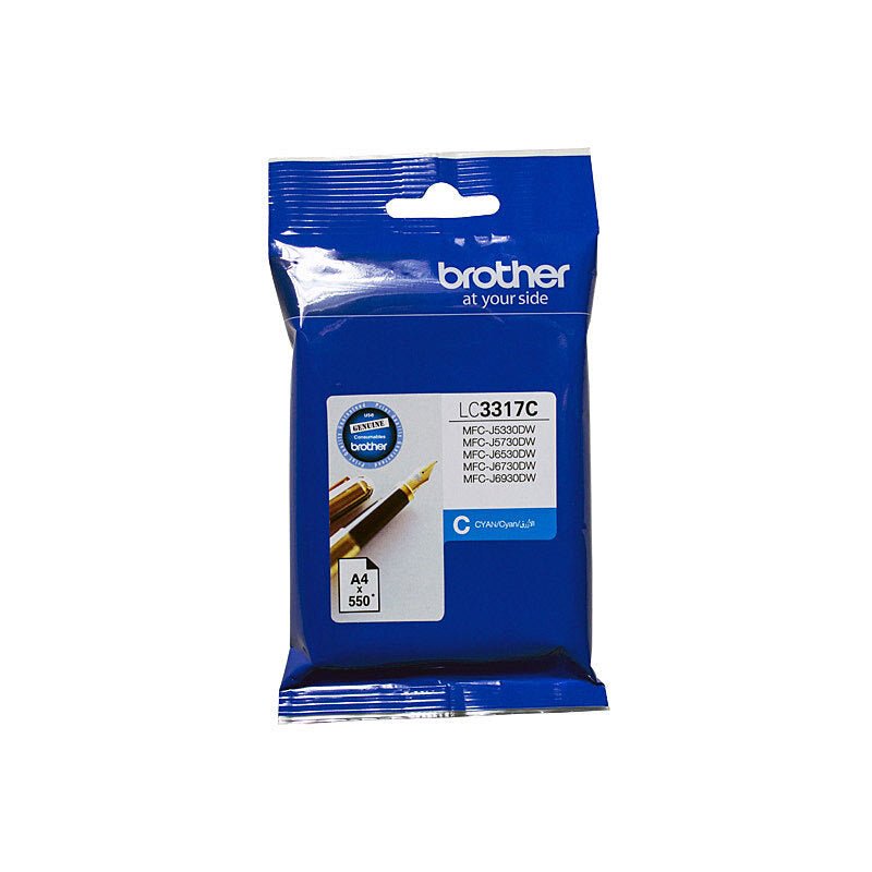 Brother LC3317 Cyan Ink Cart - Cartridge West