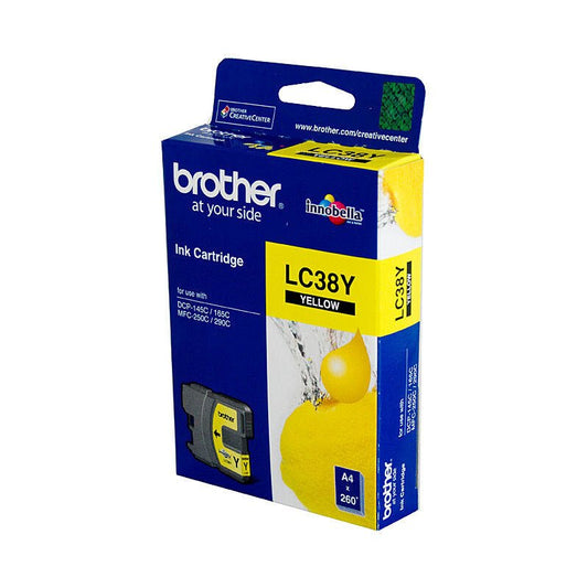 Brother LC38 Yellow Ink Cart - Cartridge West