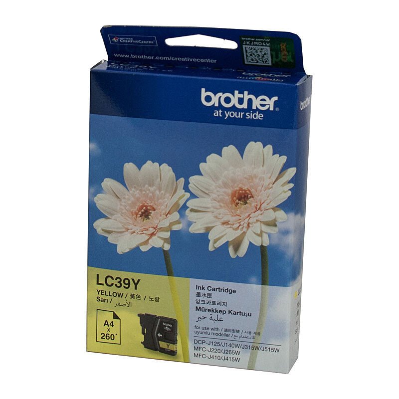 Brother LC39 Yellow Ink Cart - Cartridge West