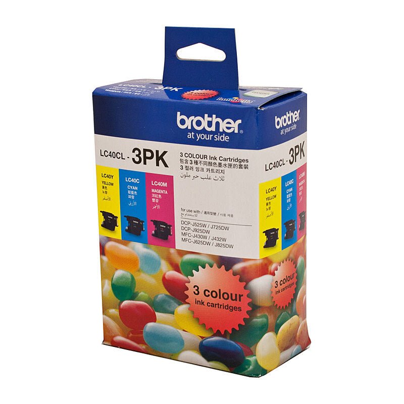 Brother LC40 CMY Colour Pack - Cartridge West