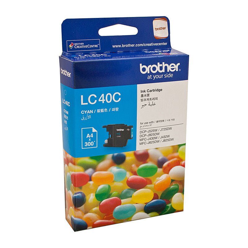 Brother LC40 Cyan Ink Cart - Cartridge West
