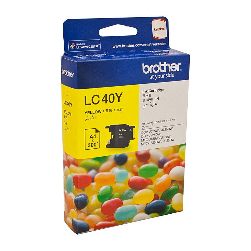 Brother LC40 Yellow Ink Cart - Cartridge West