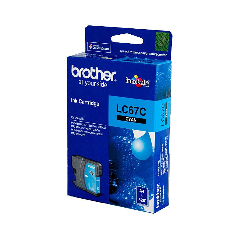 Brother LC67 Cyan Ink Cart - Cartridge West