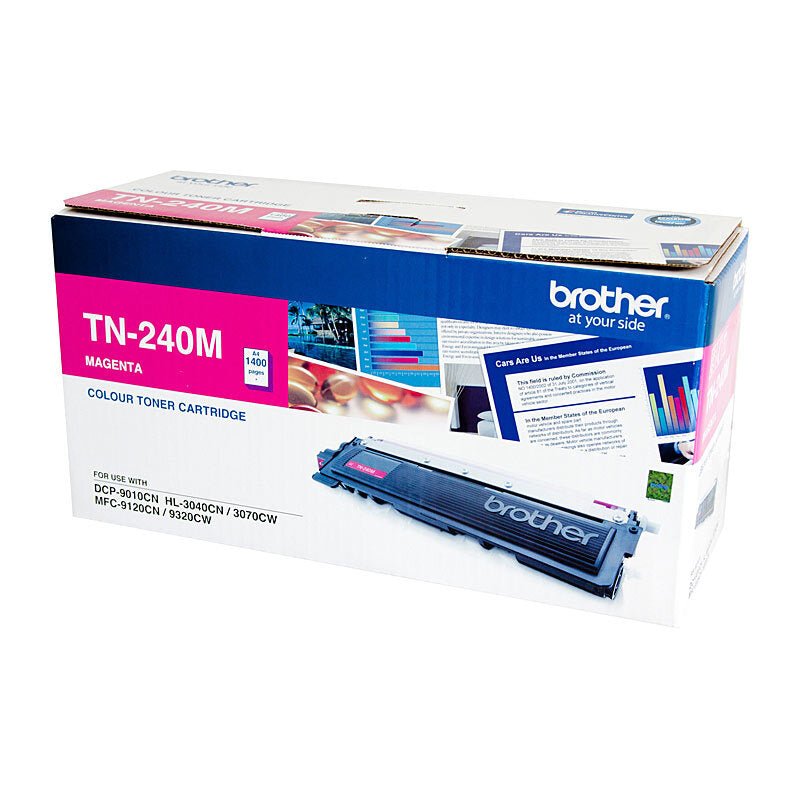 Brother TN - 240 Magenta Toner Cartridge - Standard Yield Laser Toner - Cartridge West