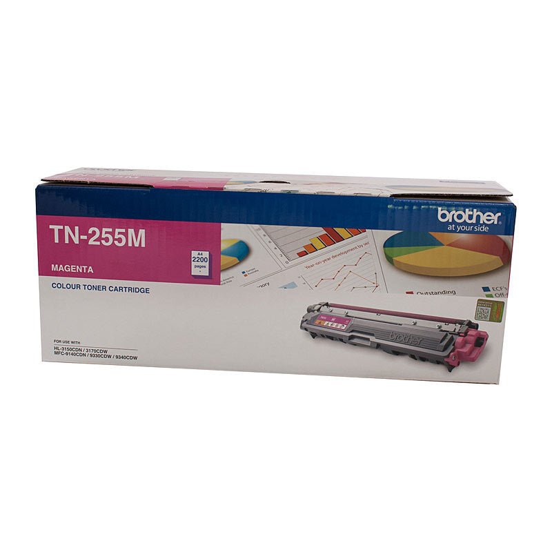 Brother TN - 255 Magenta Toner Cartridge - High Yield Laser Toner - Cartridge West