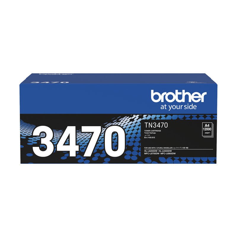 Brother TN - 3470 Black Toner Cartridge - Ultra High Yield Laser Toner - Cartridge West