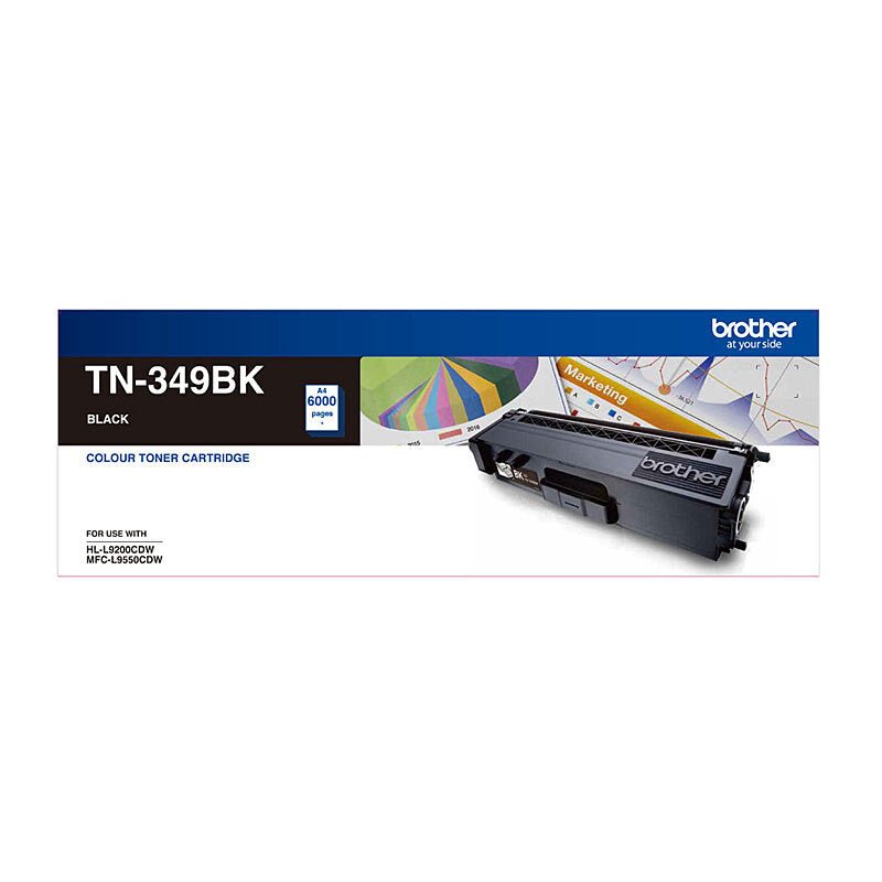 Brother TN - 349 Black Toner Cartridge - Super High Yield Laser Toner - Cartridge West