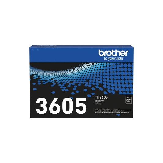 Brother TN - 3605 Black Toner Cartridge - Standard Yield Laser Toner - Cartridge West