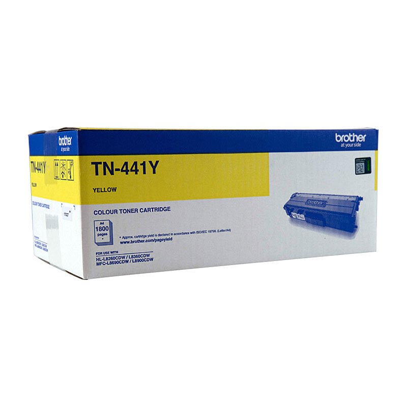 Brother TN - 441 Yellow Toner Cartridge - Standard Yield Laser Toner - Cartridge West