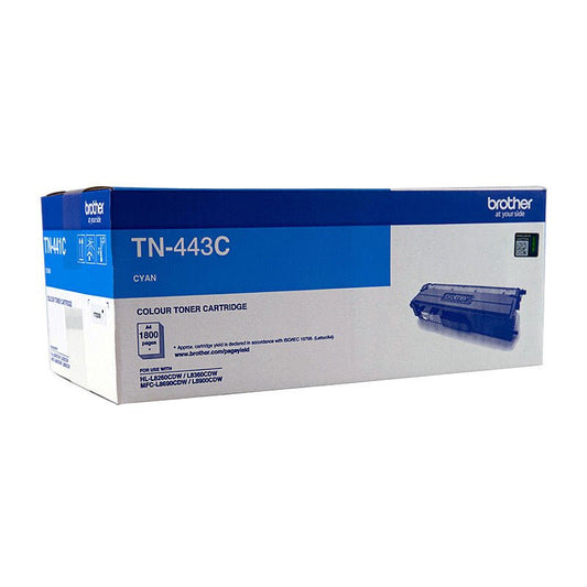Brother TN - 443 Cyan Toner Cartridge - High Yield Laser Toner - Cartridge West