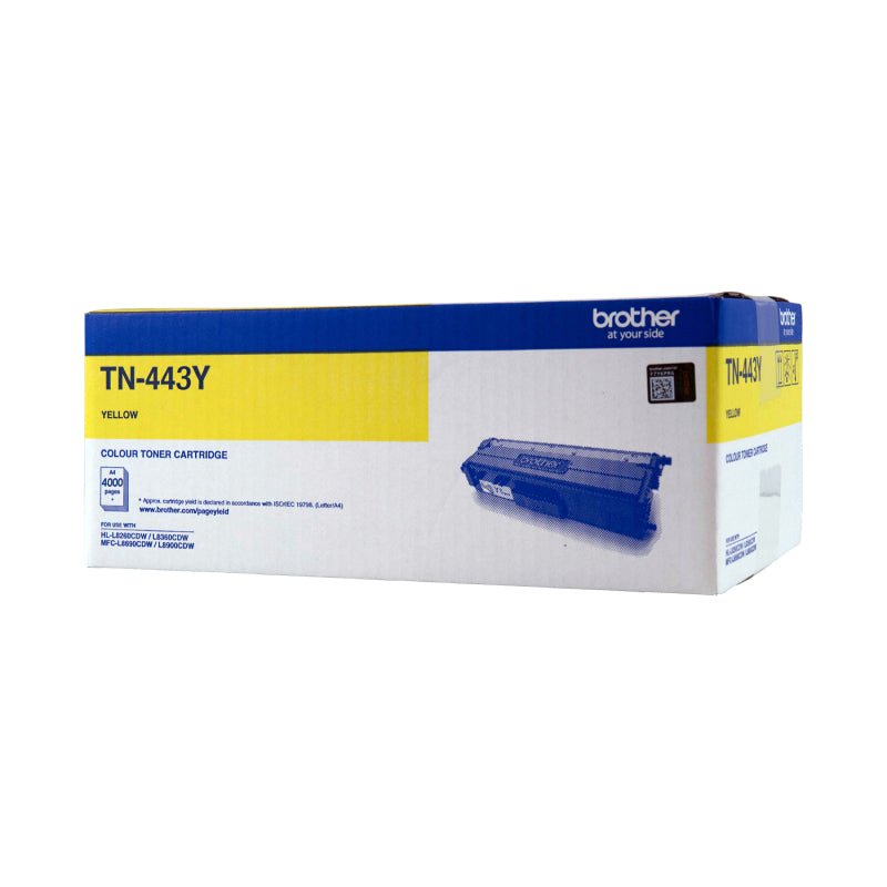 Brother TN - 443 Yellow Toner Cartridge - High Yield Laser Toner - Cartridge West