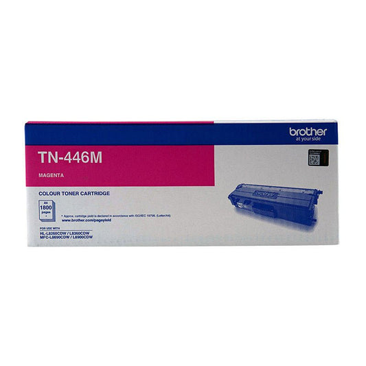 Brother TN - 446 Magenta Toner Cartridge - Super High Yield Laser Toner - Cartridge West