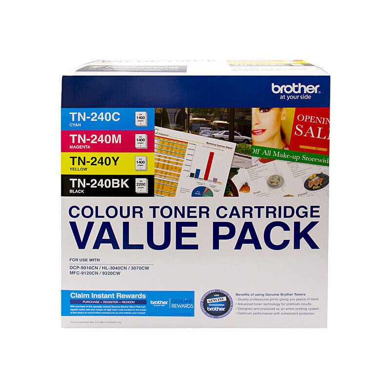 Brother TN240 Colour 4 Pack - Cartridge West