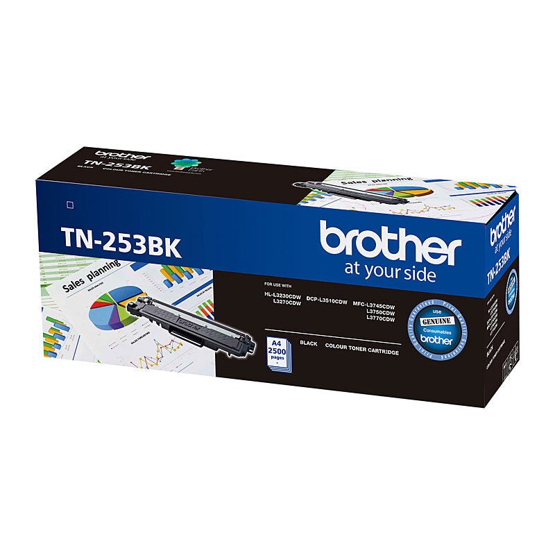 Brother TN253 Black Toner Cart - Cartridge West