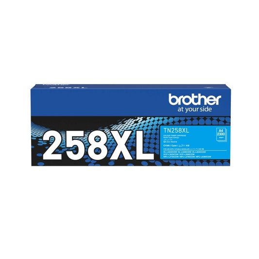 Brother TN258XL Cyan Toner Car - Cartridge West