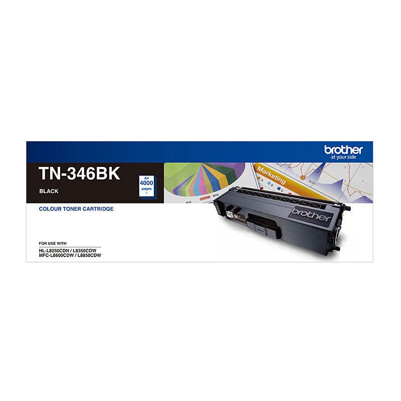 Brother TN346 Black Toner Cart - Cartridge West