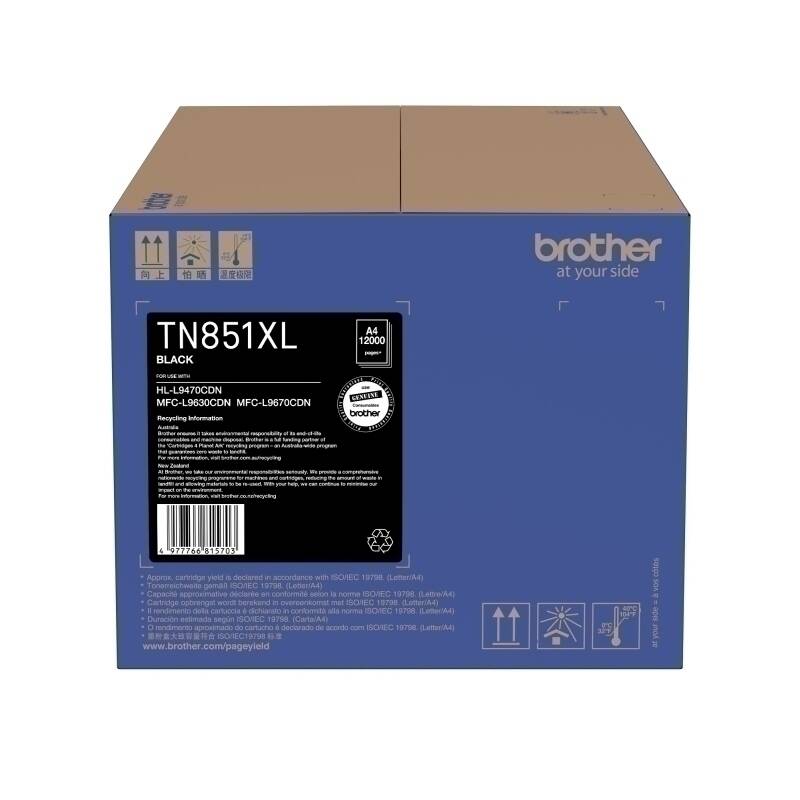 Brother TN851XL Blk Toner Cart - Cartridge West