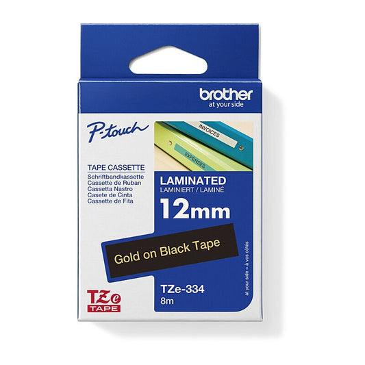 Brother TZe334 Labelling Tape - Cartridge West
