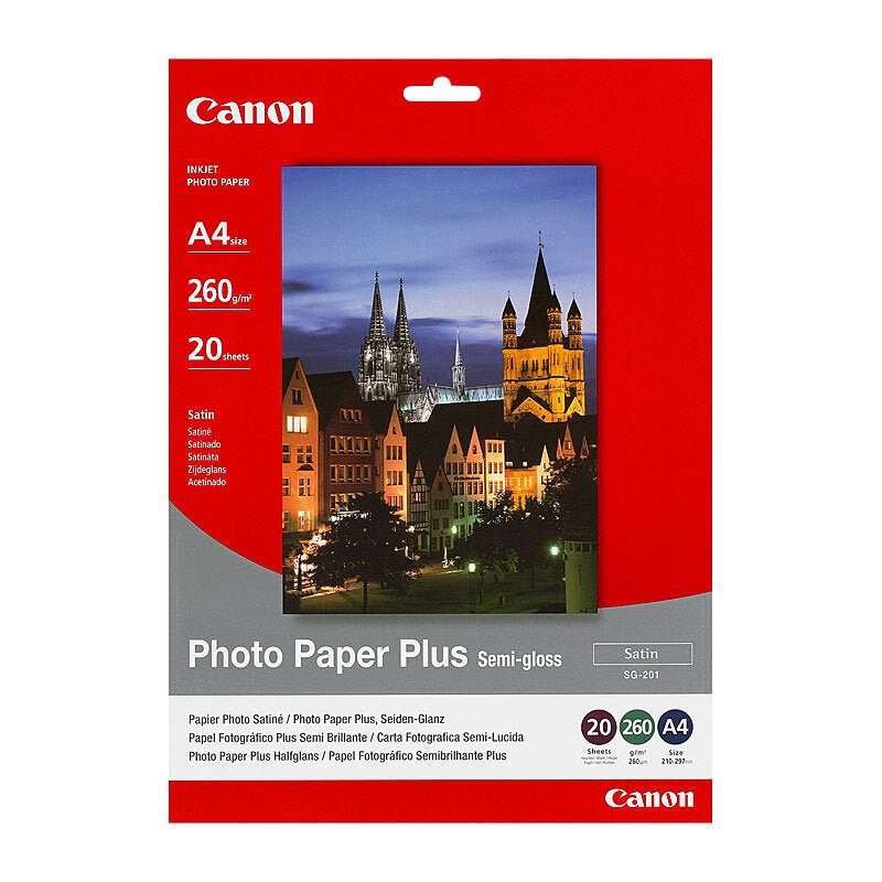 Canon A4 Semi Gloss Photopaper - Cartridge West