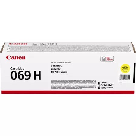 Canon CART069 Yellow High Yield Toner Cartridge - Cartridge West