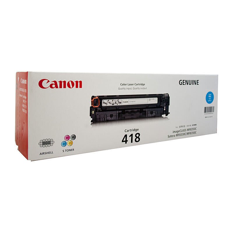 Canon CART418 Cyan Toner - Cartridge West