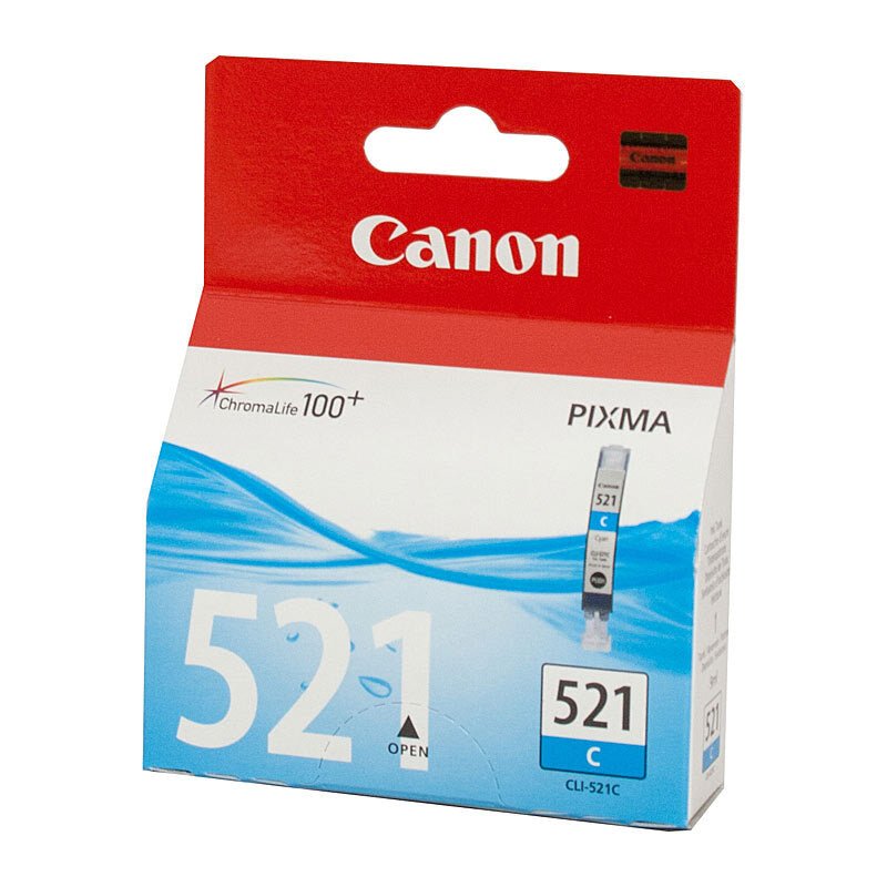 Canon CLI521 Cyan Ink Cart - Cartridge West