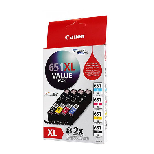 Canon CLI651XL Ink Value Pack - Cartridge West