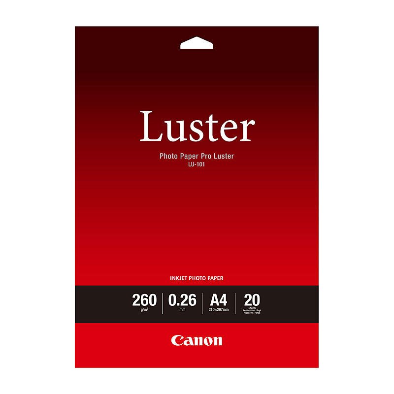 Canon Luster Photo Paper A4 - Cartridge West