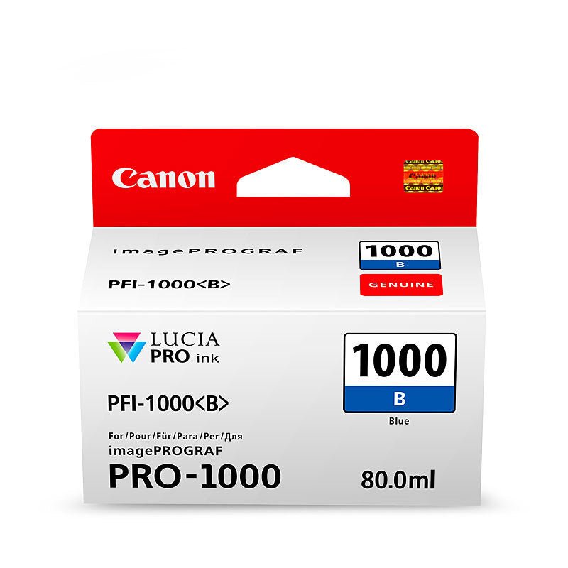 Canon PFI1000 Blue Ink Cart - Cartridge West