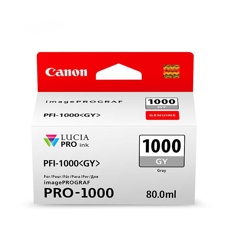 Canon PFI1000 Grey Ink Cart - Cartridge West