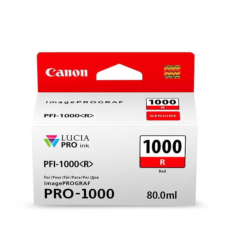 Canon PFI1000 Red Ink Cart - Cartridge West