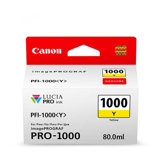 Canon PFI1000 Yellow Ink Cart - Cartridge West