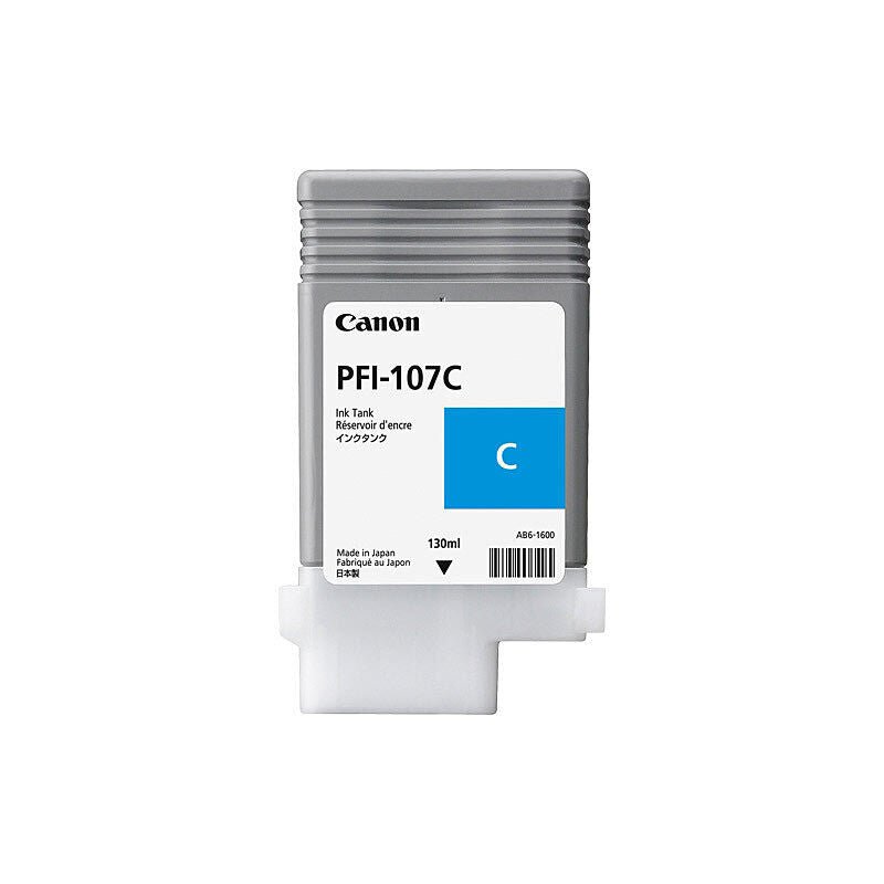 Canon PFI107 Cyan Ink - Cartridge West