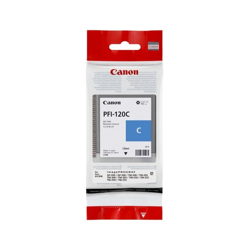 Canon PFI120 Cyan Ink - Cartridge West