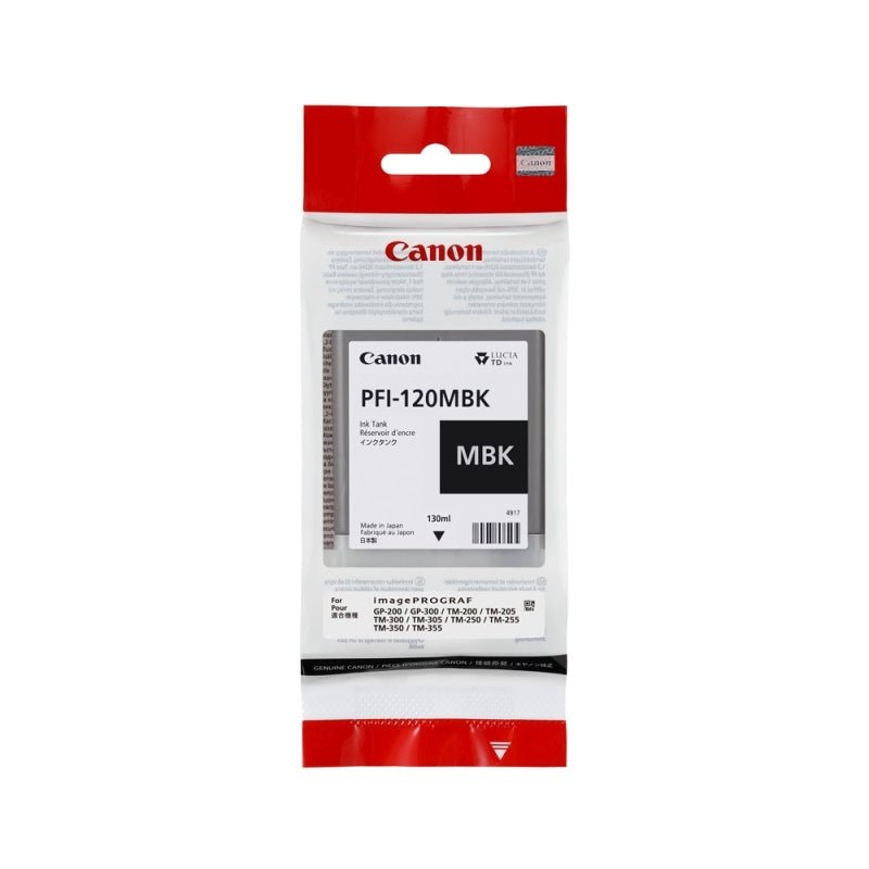 Canon PFI120 Matte Black Ink - Cartridge West