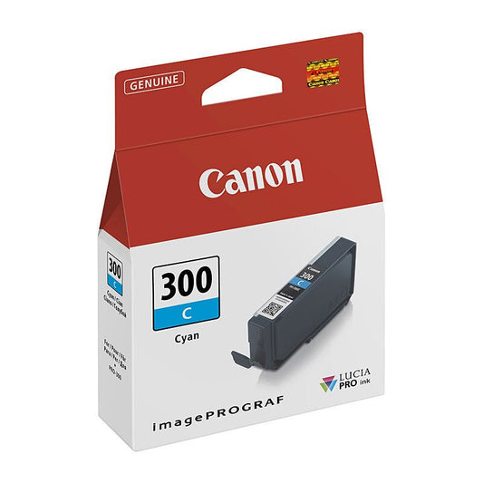 Canon PFI300 Cyan Ink Tank - Cartridge West