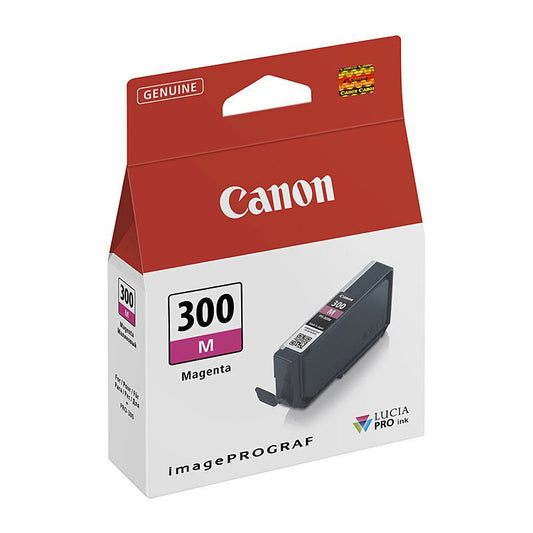 Canon PFI300 Magenta Ink Tank - Cartridge West