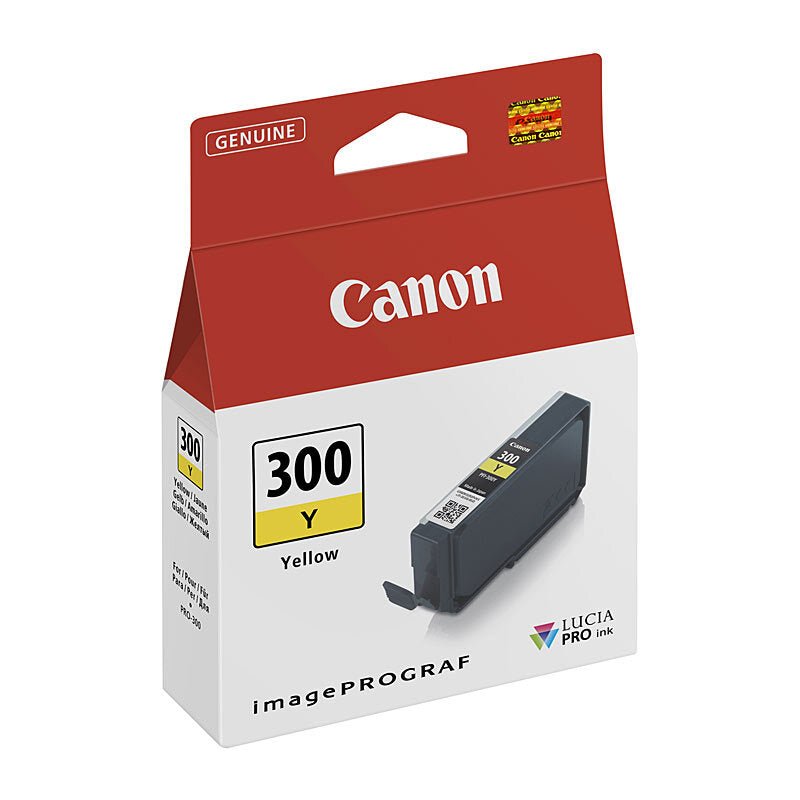 Canon PFI300 Yellow Ink Tank - Cartridge West