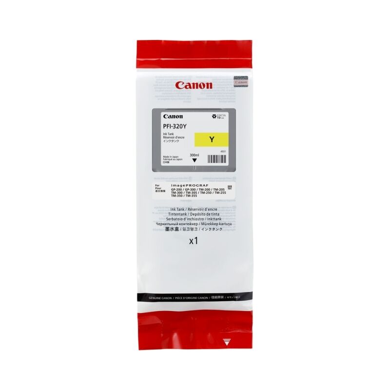 Canon PFI320 Yellow Ink - Cartridge West