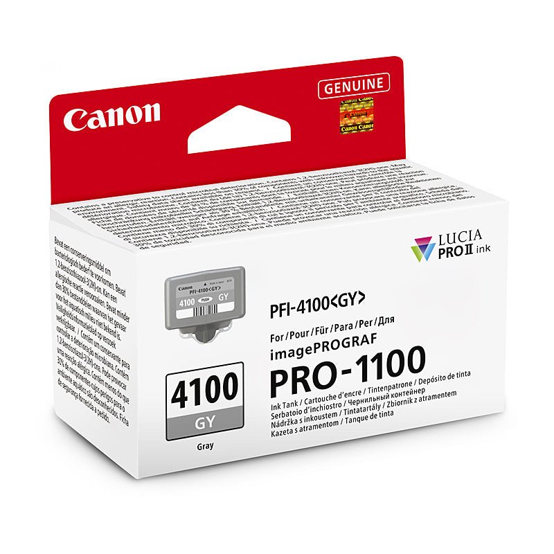 Canon PFI4100 Grey Ink Cart - Cartridge West