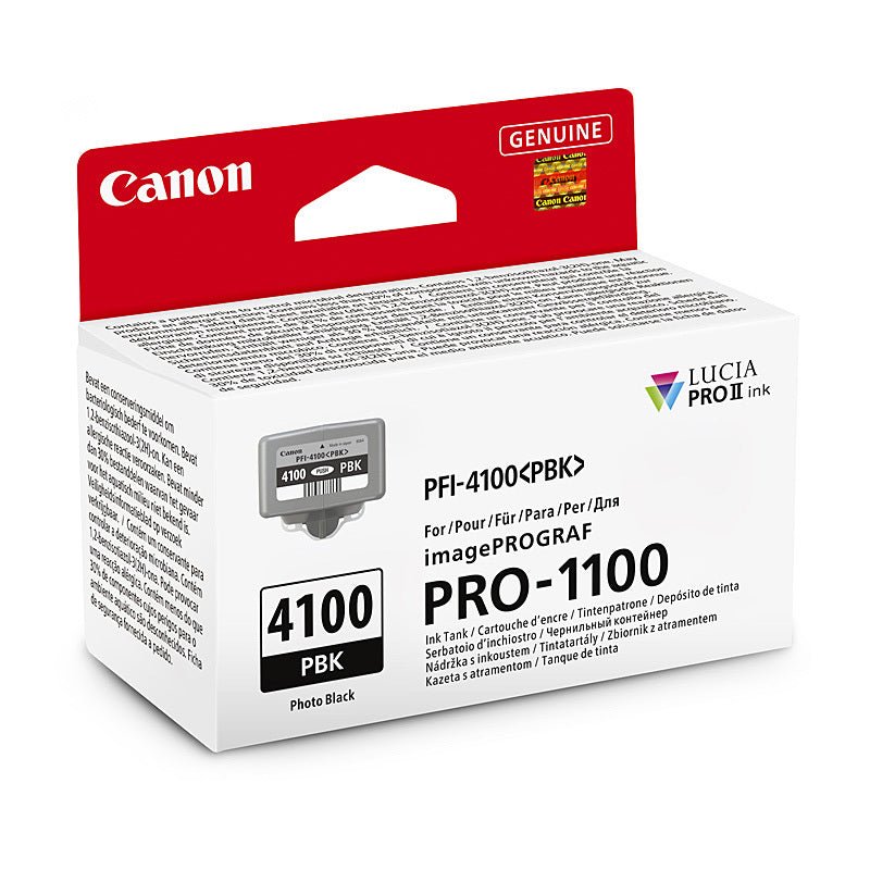 Canon PFI4100 Ph Blk Ink Cart - Cartridge West