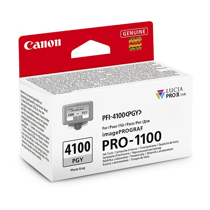 Canon PFI4100 Ph Grey Ink Cart - Cartridge West