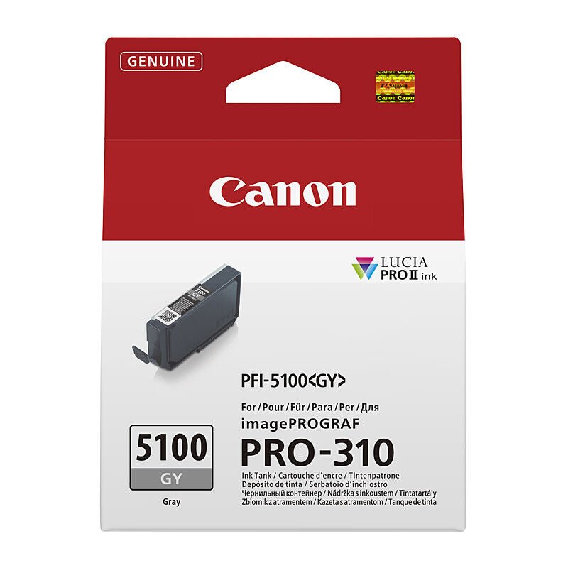 Canon PFI5100 Grey Ink Cart - Cartridge West