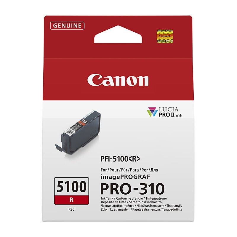 Canon PFI5100 Red Ink Cart - Cartridge West